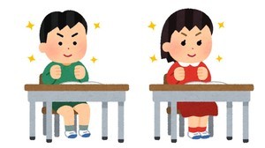 勉強する子どものイラスト