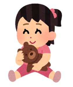 女の子の子どものイラスト